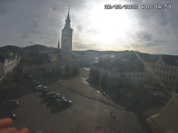 Náměstí, koste sv. Markéty