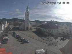 Náměstí, koste sv. Markéty