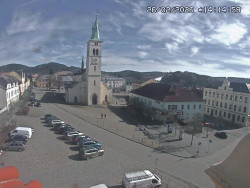 Náměstí, koste sv. Markéty