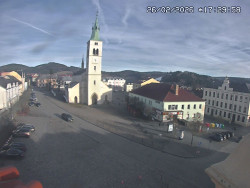 Náměstí, koste sv. Markéty