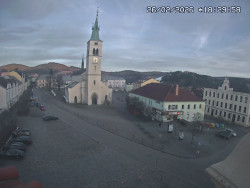 Náměstí, koste sv. Markéty