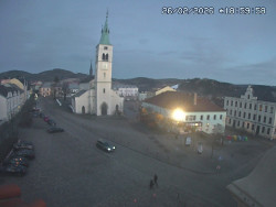 Náměstí, koste sv. Markéty