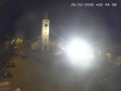 Náměstí, koste sv. Markéty