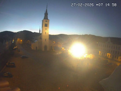 Náměstí, koste sv. Markéty