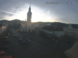 Náměstí, koste sv. Markéty