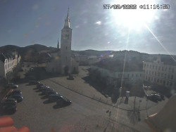 Náměstí, koste sv. Markéty