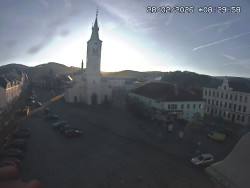 Náměstí, koste sv. Markéty