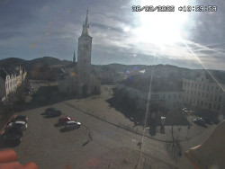 Náměstí, koste sv. Markéty