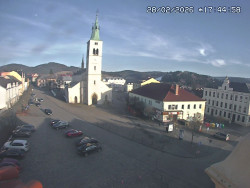 Náměstí, koste sv. Markéty