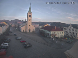 Náměstí, koste sv. Markéty