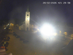 Náměstí, koste sv. Markéty