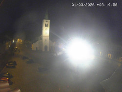 Náměstí, koste sv. Markéty