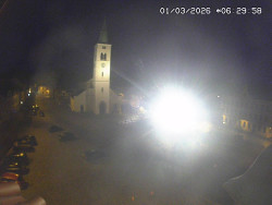 Náměstí, koste sv. Markéty