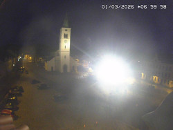 Náměstí, koste sv. Markéty