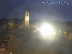 Náměstí, koste sv. Markéty