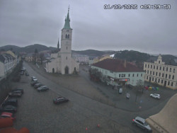 Náměstí, koste sv. Markéty