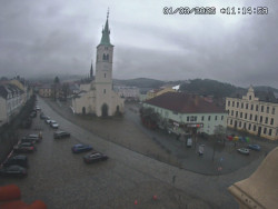 Náměstí, koste sv. Markéty