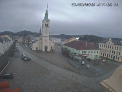 Náměstí, koste sv. Markéty