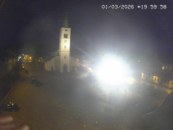 Náměstí, koste sv. Markéty