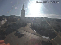 Náměstí, koste sv. Markéty