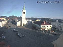 Náměstí, koste sv. Markéty