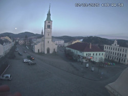 Náměstí, koste sv. Markéty