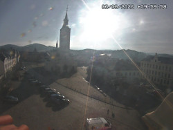 Náměstí, koste sv. Markéty