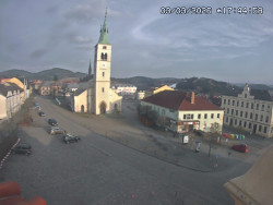 Náměstí, koste sv. Markéty