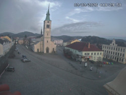 Náměstí, koste sv. Markéty