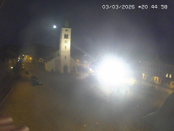 Náměstí, koste sv. Markéty