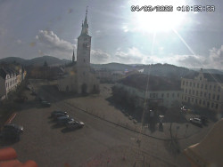 Náměstí, koste sv. Markéty