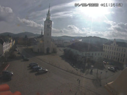 Náměstí, koste sv. Markéty