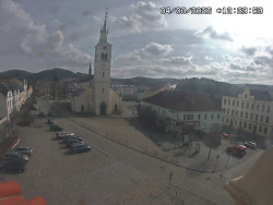 Náměstí, koste sv. Markéty