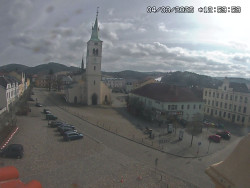 Náměstí, koste sv. Markéty