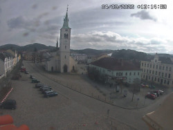 Náměstí, koste sv. Markéty