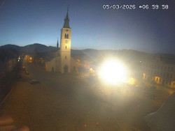 Náměstí, koste sv. Markéty