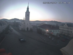 Náměstí, koste sv. Markéty