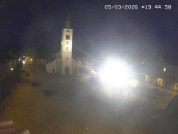 Náměstí, koste sv. Markéty