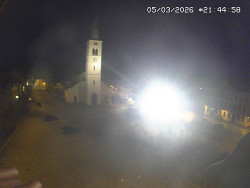 Náměstí, koste sv. Markéty