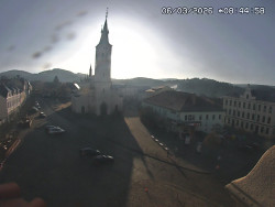 Náměstí, koste sv. Markéty