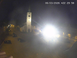 Náměstí, koste sv. Markéty