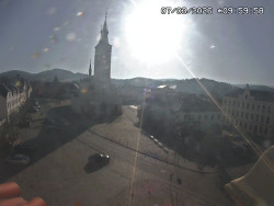 Náměstí, koste sv. Markéty