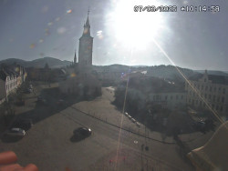 Náměstí, koste sv. Markéty