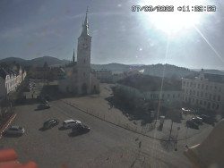 Náměstí, koste sv. Markéty