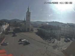 Náměstí, koste sv. Markéty