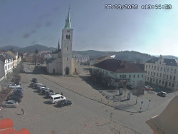 Náměstí, koste sv. Markéty