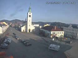 Náměstí, koste sv. Markéty