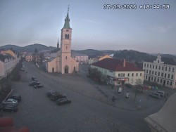 Náměstí, koste sv. Markéty