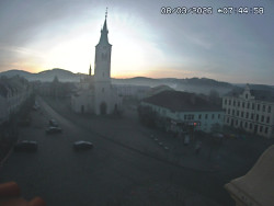 Náměstí, koste sv. Markéty