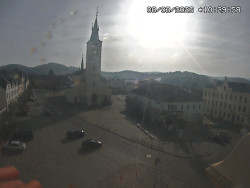 Náměstí, koste sv. Markéty